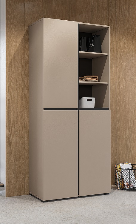 Skriňa policová Cross congo/čierna