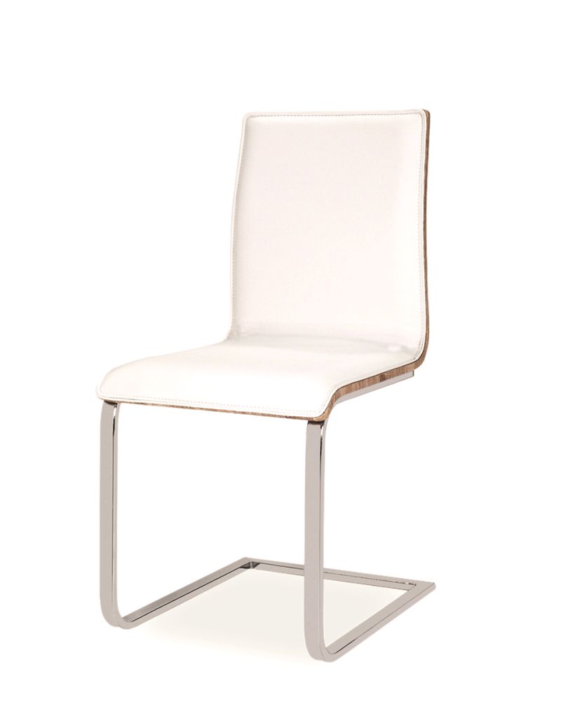 Jedálenská stolička H-690 biela/dub sonoma
