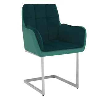 Jedálenská stolička Chimena smaragdová